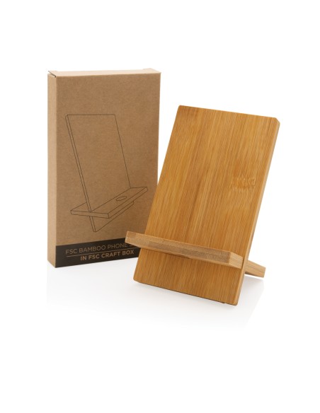 Supporto per smartphone in bambù Supporto per smartphone in bambù